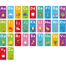 Route Alphabet Puzzle Eğitici Çocuk Puzzle  - Alfabe Öğreniyorum 3+ Yaş