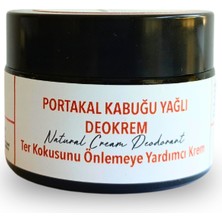 Portakal Kabuğu Yağlı Krem Deodorant 40 ml. %100 Doğal