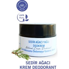 Sedir Ağacı Yağlı Krem Deodorant 40 ml. %100 Doğal