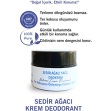 Sedir Ağacı Yağlı Krem Deodorant 40 ml. %100 Doğal