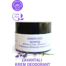 Doğal Lavanta Yağlı Krem Deodorant - 30 ml | Hassas Ciltler İçin Doğal Koruma