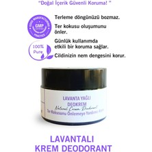 Doğal Lavanta Yağlı Krem Deodorant - 30 ml | Hassas Ciltler İçin Doğal Koruma