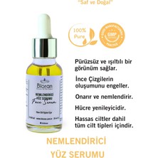 Doğal Nemlendirici Yüz Serumu - 20 ml | Saf ve Doğal Cilt Bakımı