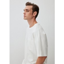 Mavi Beyaz Basic T-Shirt 0612265-70057