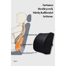 Ankaflex Bel ve Sırt Destekleyici Sandalye Oto Araç Ofis Sandalye Sırt Bel Minderi