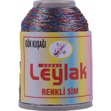 Leylak Renkli Sim Ipliği Gökkuşağı