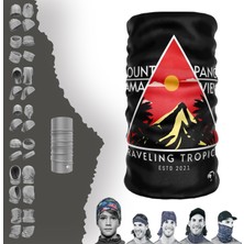 E-Taktik Extreme Estd 2021 Kırmızı Üçgen Boyunluk Bandana Baf Toka Maske Saçbandı