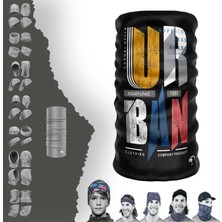 E-Taktik Extreme Mavi Pembe Sarı Urban Yazılı Boyunluk Bandana Baf Toka Maske Saçbandı