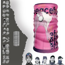 E-Taktik Extreme Pembe Kadın Boyunluk Bandana Baf Toka Maske Saçbandı