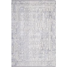 Artemis Halı 05856A Gri Krem Modern Eskitme Desen Halı