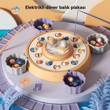 Janjonstar Elektrik Dönüştürücü Manyetik Balıkçı Oyuncağı, Çocukların Bulmacası Çok Fonksiyonel Müzik Eğlenceli Balıkçı Diski, 4 Balıkçı Oyuncağı (Yurt Dışından)