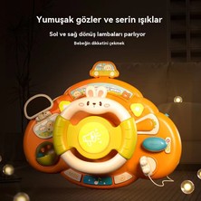 Janjonstar Bebek Tavşan Tekerlekli Oyuncağı, Bebek ve Çocuk Simülasyonu, Kopilot, Müzik, Araba Yönetme Tekerleği, Çocukların Erken Eğitim Oyuncağı (Yurt Dışından)