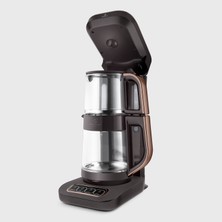 Karaca Çaysever Robotea Pro Connect 4 In 1 Konuşan Cam Çay Makinesi Walnut Brown