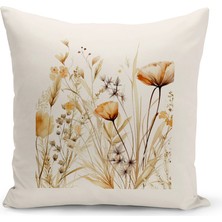 Bertille Home Flower Serisi Çift Tarafı Dijital Baskılı Kırlent Kılıfı (Cushion Cover)
