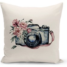 Bertille Home Vintage Serisi Çift Tarafı Dijital Baskılı Kırlent Kılıfı (Vintage Cushion Cover)
