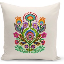 Bertille Home Flower Serisi Çift Tarafı Dijital Baskılı Kırlent Kılıfı (Cushion Cover)