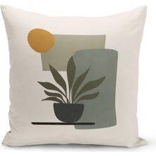 Bertille Home Minimalist  Serisi Çift Tarafı Dijital Baskılı Kırlent Kılıfı (Minimalist Cushion Cover)