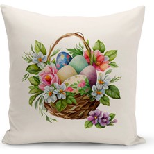 Bertille Home Flower Serisi Çift Tarafı Dijital Baskılı Kırlent Kılıfı (Cushion Cover)