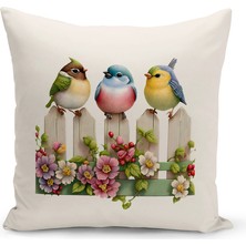Bertille Home Vintage Serisi Çift Tarafı Dijital Baskılı Kırlent Kılıfı (Vintage Cushion Cover)