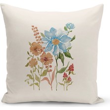 Bertille Home Flower Serisi Çift Tarafı Dijital Baskılı Kırlent Kılıfı (Cushion Cover)