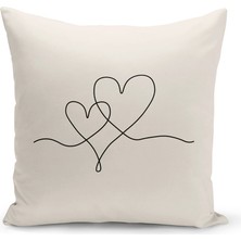 Bertille Home Vintage Serisi Çift Tarafı Dijital Baskılı Kırlent Kılıfı (Vintage Cushion Cover)