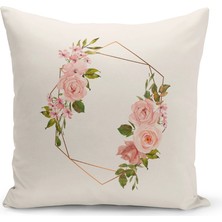 Bertille Home Flower Serisi Çift Tarafı Dijital Baskılı Kırlent Kılıfı (Cushion Cover)