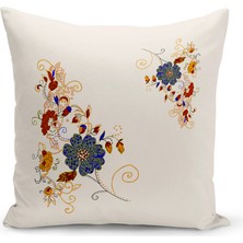 Bertille Home Flower Serisi Çift Tarafı Dijital Baskılı Kırlent Kılıfı (Cushion Cover)