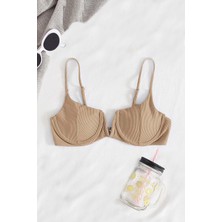 Angelsin V Göğüs Dekolteli Bikini Üstü