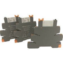 Vatkon VT-41F-1Z-C4-024VAC/DC /24VAC/DC Slim Röle (Plc Röle), Push-In Taban