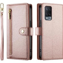 Colorful Shop Oppo A54 4g Için Flip CASE/A54S Crossbody Kayış Iş Çok Fonksiyonlu (Yurt Dışından)