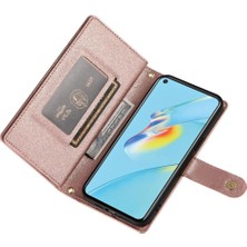 Colorful Shop Oppo A54 4g Için Flip CASE/A54S Crossbody Kayış Iş Çok Fonksiyonlu (Yurt Dışından)