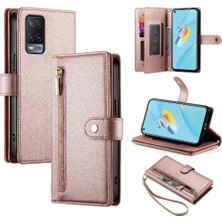 Colorful Shop Oppo A54 4g Için Flip CASE/A54S Crossbody Kayış Iş Çok Fonksiyonlu (Yurt Dışından)