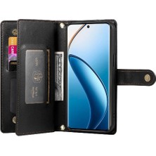 Colorful Shop Realme 12 Pro Artı Iş Cüzdan Standı Için Flip Case Crossbody Kayış (Yurt Dışından)