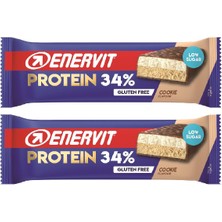 Enervit Cookıe Low Sugar - Kurabiyeli Protein Bar 55 gr x 2 Adet
