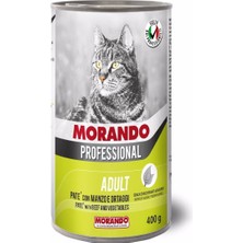 Morando Biftekli ve Sebzeli Yetişkin Kedi Konservesi 400gr