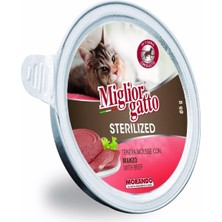 Miglior Gatto Sterilised Biftekli Kısır Kedi Konservesi 85 Gr