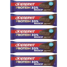 Enervit Dark Chocolate Low Sugar  Bitter Çikolatalı Proteın Bar 60 gr x 5 Adet