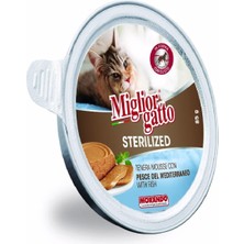 Miglior Gatto Sterilised Balıklı Kısır Kedi Konservesi 85 Gr