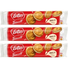 Lotus Bıscoff Sandwıch Bıscoff Vanilya Kremalı 150 gr x 3 Adet