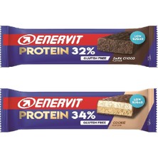 Enervit Kurabiyeli Protein Bar 55 gr + Bitter Çikolatalı Proteın Bar 60 gr