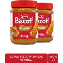 Lotus Lotus biscoff Spread Sürülebilir Bisküvi Kreması Ezmesi 400 gr x 2 Adet