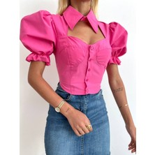 Tash Butik Poplin Crop