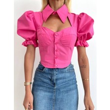 Tash Butik Poplin Crop