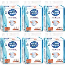 Mavi Beyaz Ped Emici Külot Hasta Bezi Xl Ekstra Büyük 180 Adet