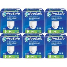 Prosafe Emici Külot Hasta Bezi Orta-Medium 54 Adet (6pk*9)