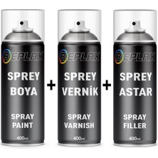 Replax Toyota Corolla Chr Yaris Parlak Gümüş Gri 1l0 Sprey Boya+Vernik+Astar