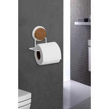 Okyanus Home Beyaz Magic Fix Askılı Yuvarlak Ahşap Mina 4'lü Set