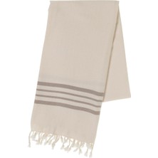 Lalay Bath & Beach Towel Krem Sultan Peştemal Ham - Kum Beji