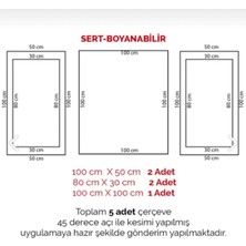 Limatek 2.5 cm Venedik  Boyanabilir Dekoratif Duvar Çıtası Hazır Kesimli Beyaz