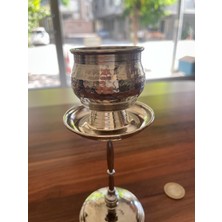 Antep Istachios Kaliteli Bakır Nostalji Mumluk Şamdan